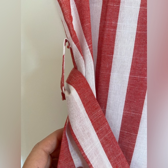 Red and white striped top - Picture 5 of 6